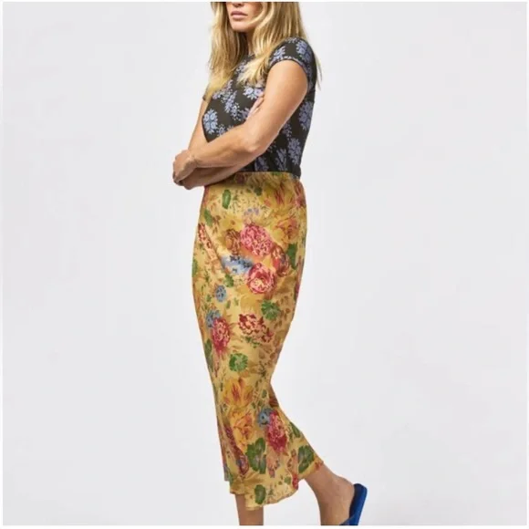 Novella Royale Behiti Skirt in Golden Gardener - XL - NWT - Picture 6 of 15